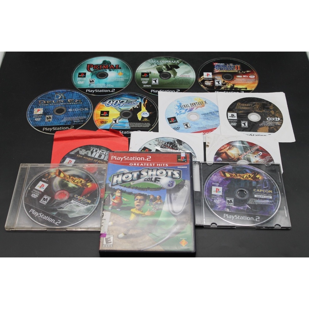 PlayStation 2 Game Lot 13 PS2 Games Untested Disc Only Final Fantasy X Primal